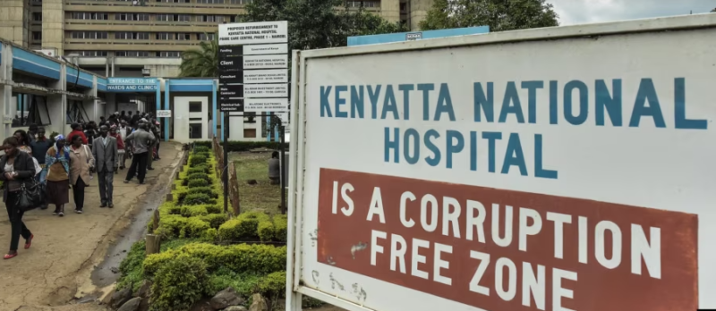 A file image of a section of Kenyatta National Hospital.